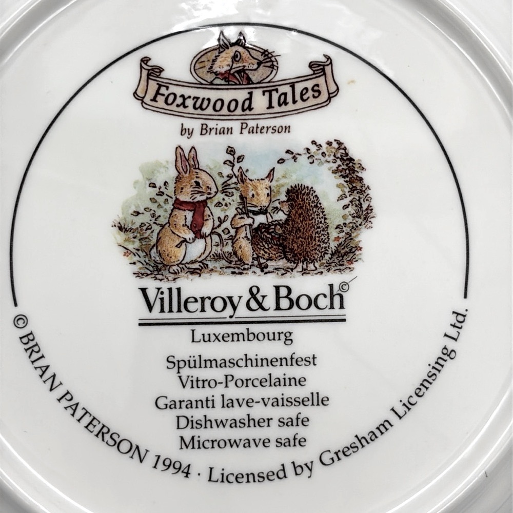 Vintage Villeroy & Boch Foxwood Tales 8“ Salad/Dessert Plate “Candy Store” - Picture 3 of 4